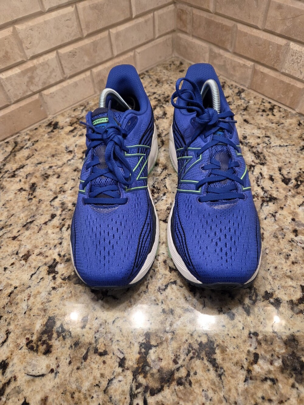 New Balance Fresh Foam X 860 v12 Blue Green Running Shoes Men 9.5/Women 11